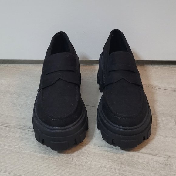 NWT ASOS Sloane chunky black loafer - Picture 6 of 8